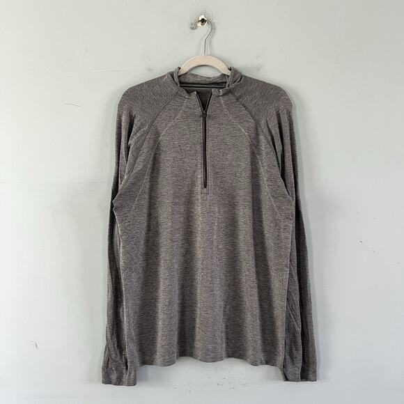 lululemon athletica Other - Lululemon Metal Vent Tech 1/2 Zip 2.0 Pullover Gray Mens Athletic Long Sleeve
